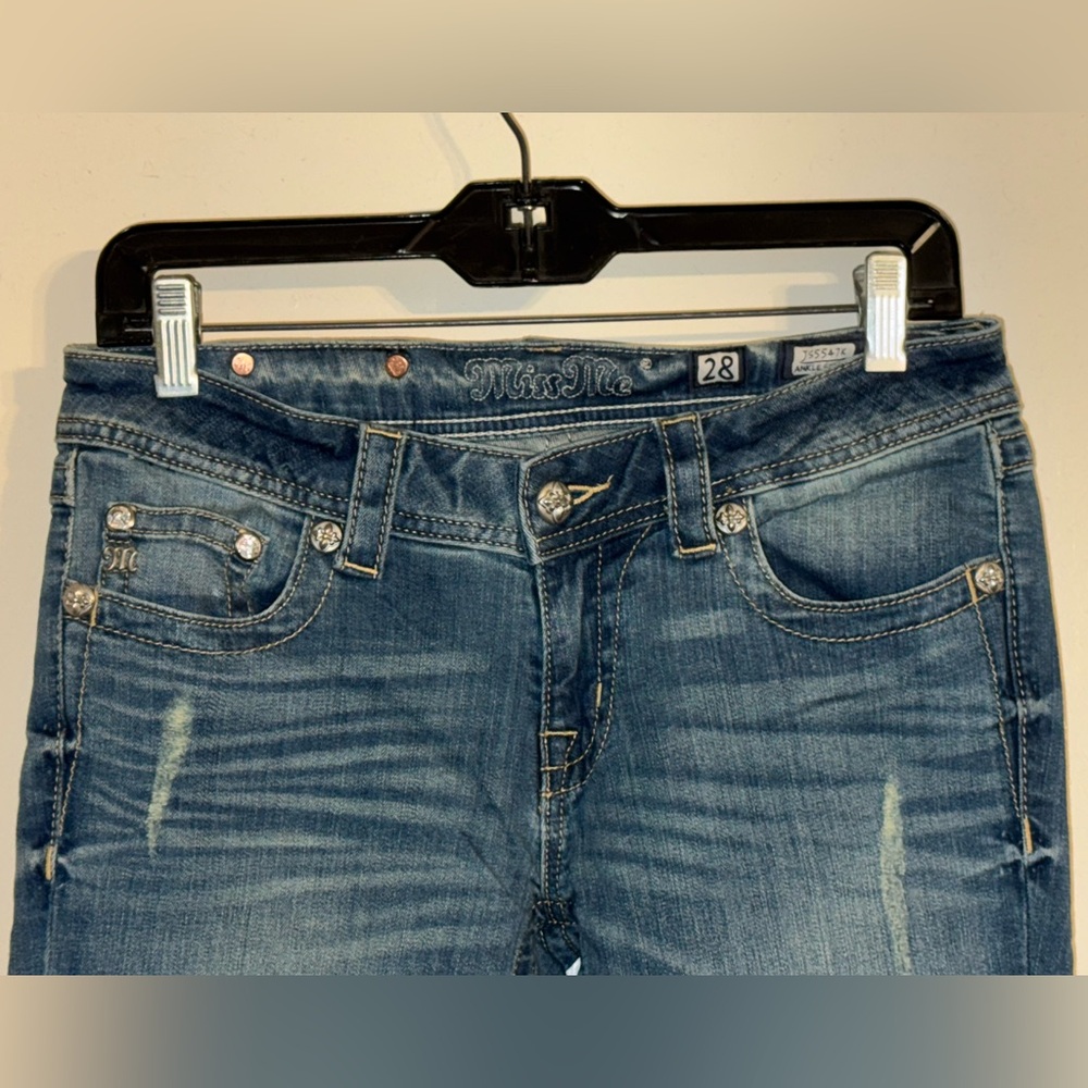 Miss Me size 28 ankle skinny jeans nwot - Picture 4 of 4